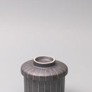 Cup Chawanmushi 170ml Matt Black Stripe Glaze