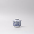 Cup Chawanmushi 170ml Blue Paisley Glaze