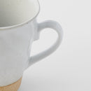 Wave Mug 270ml White & Bisque Glaze