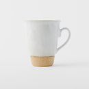 Wave Mug 270ml White & Bisque Glaze