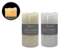 Bulk 24 Flickering Flameless Led Candle 7.5x15cm White & Cream