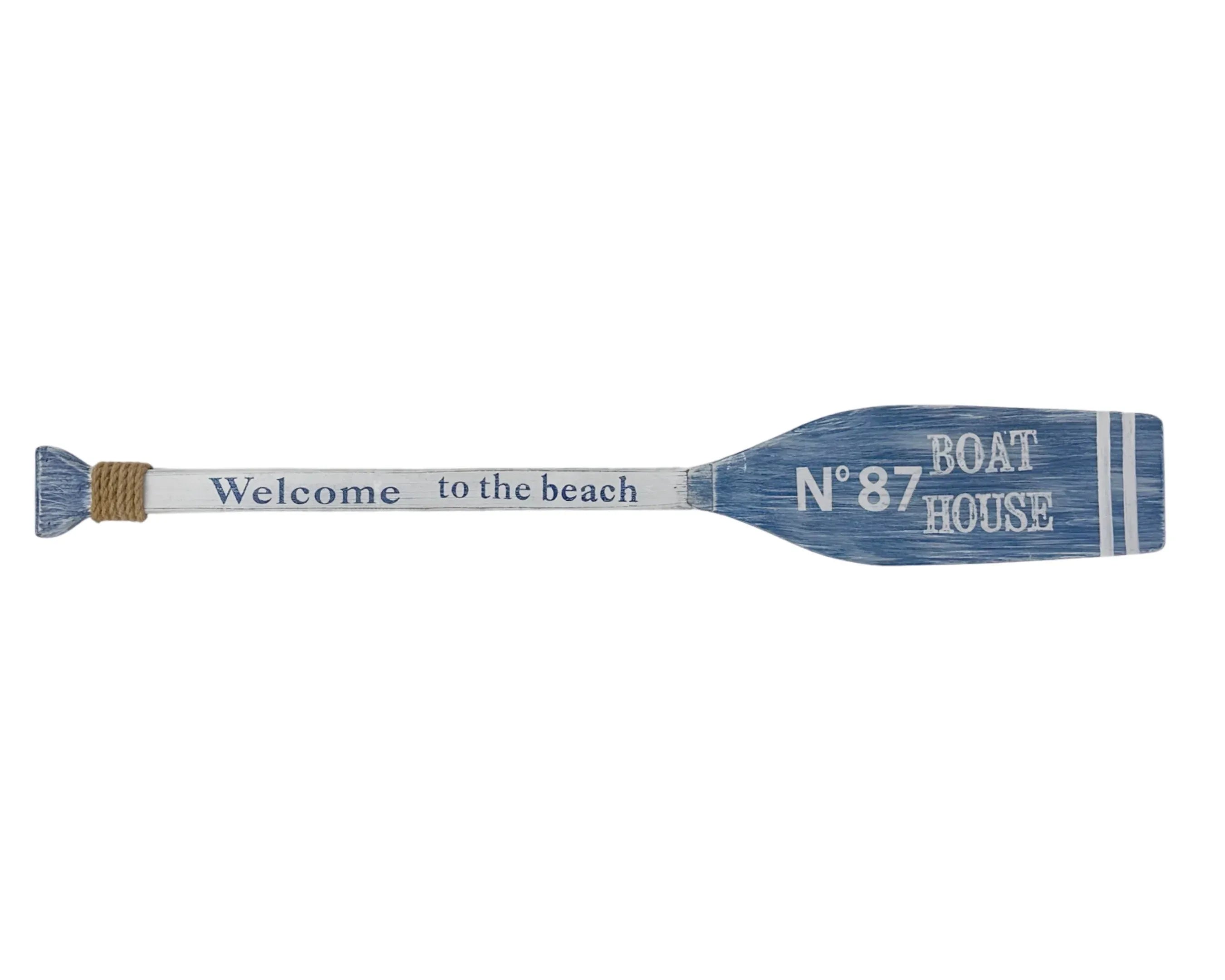 Wooden Nautical Oar Lrg 101x14.5x3.3cm