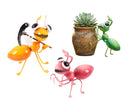 Bulk 12 Metal Ant Garden Decor 9x15x14cm 8x13.5x17cm 3 Asst