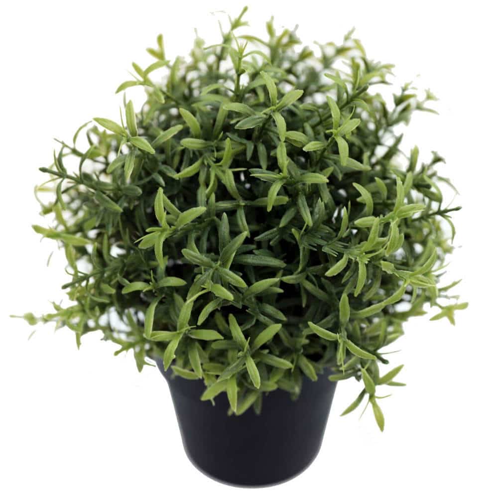 Small Potted Artificial Rosemary Herb Plant UV Resistant 20cm
