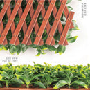 Premium Jasmine Artificial Hedge Extendable Trellis / Screen 2 Meter By 1 Meter UV Resistant (PVC)