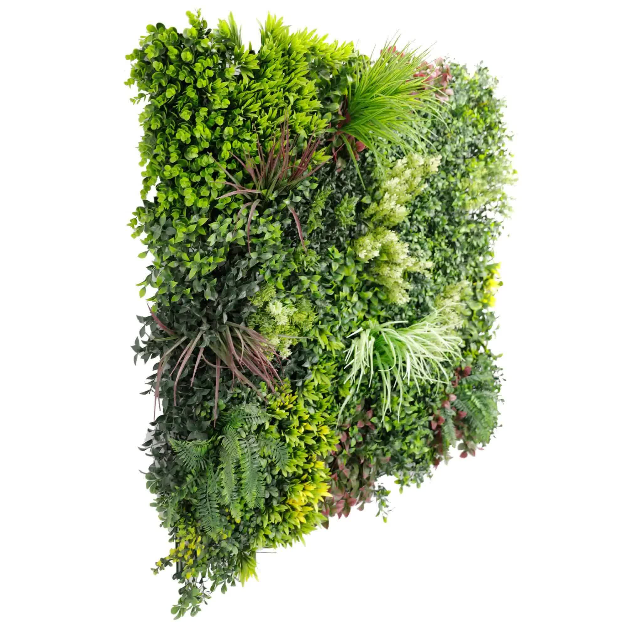 Luxury Evergreen Rainforest Recycled Vertical Garden / Green Wall UV Resistant Sample