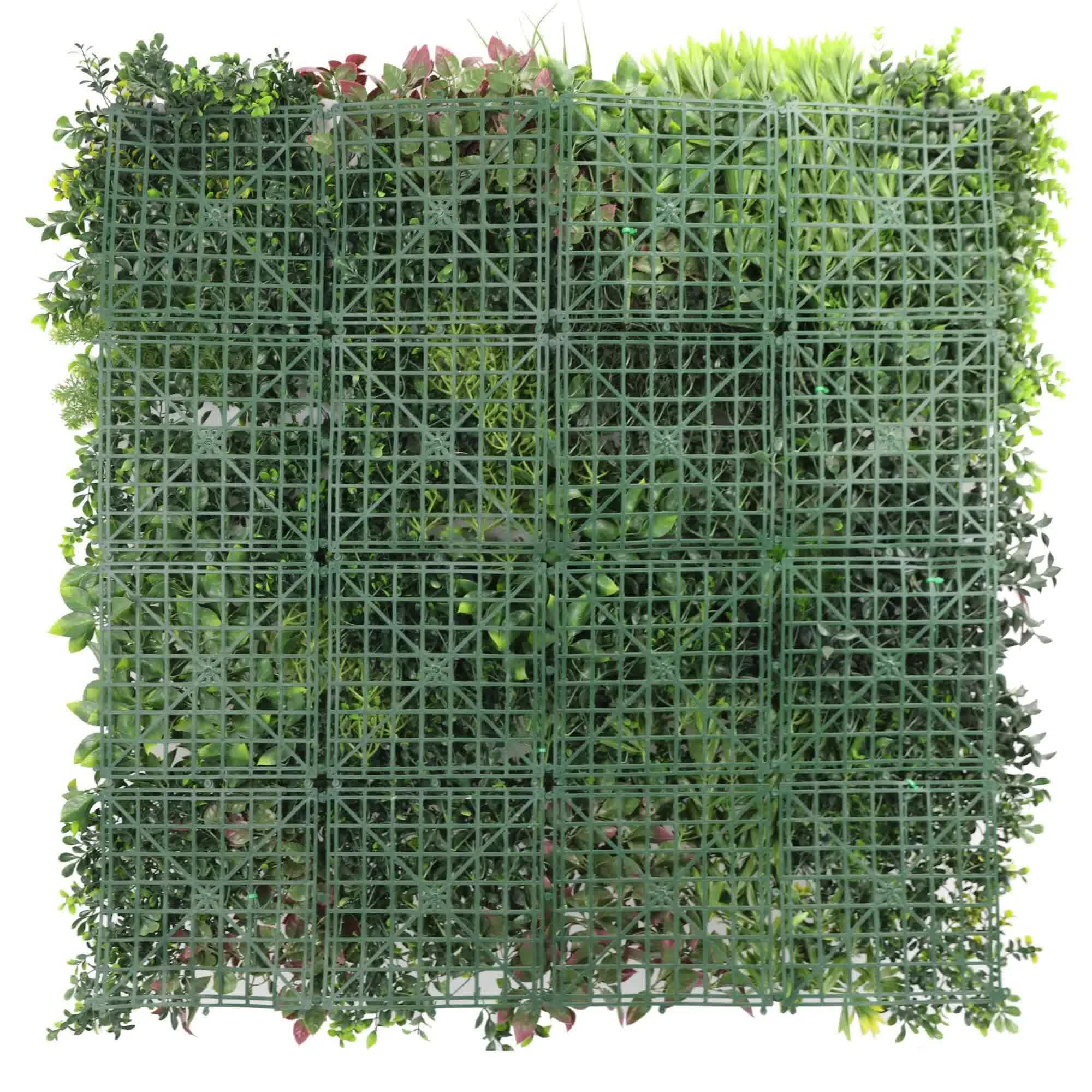 Luxury Evergreen Rainforest Recycled Vertical Garden / Green Wall UV Resistant Sample