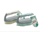 Bulk 24 Plastic Scrubbing Brush 14x6x9cm 2 Asst