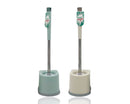 Bulk 12 Plastic Toilet Set Brushware 23x52cm 2 Asst