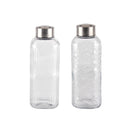 bulk 24 Glass Bottle w Metal Screw Lid 400ml Assort 6x19cm