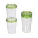 bulk 60 Reusable Microwave-Safe 1Lt Food Container Round