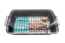 Bulk 6 Roasting Tray With Rack 37.5x25.8x4.5cm