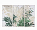 Bulk 3 Tropical Leave Wallart 50x100cm 3 Asst