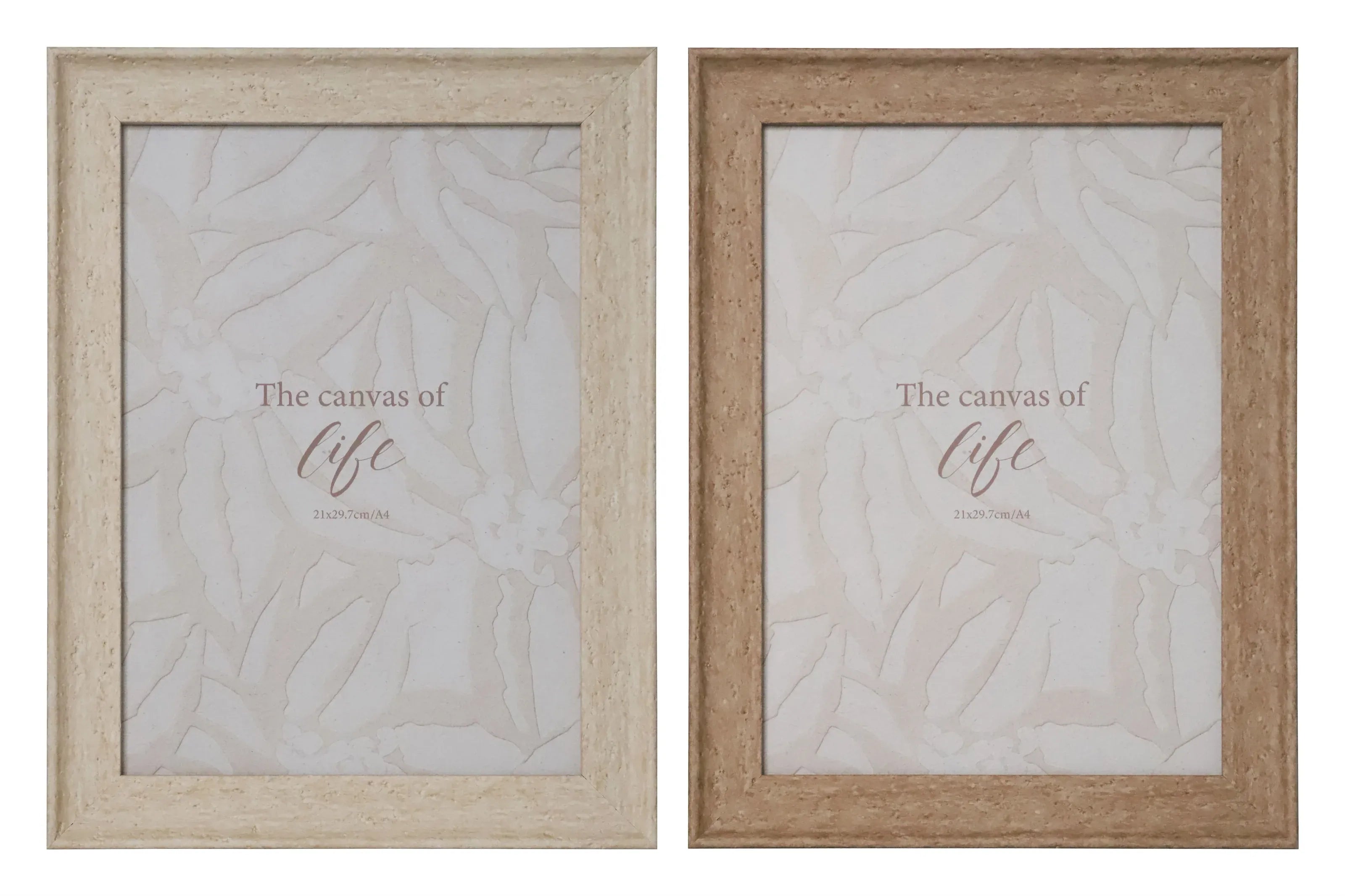 Bulk 24 Ps Photo Frame Oslo Natural a4 21x29.7cm 2 Asst