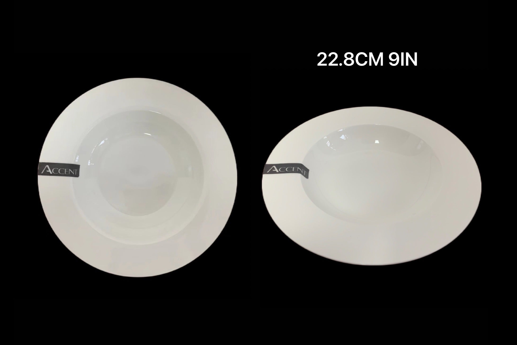 bulk 24 White Bone China Soup Bowl 23x5cm