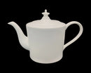 Bulk 8 White Fine Bone China Tea Pot 1100ml