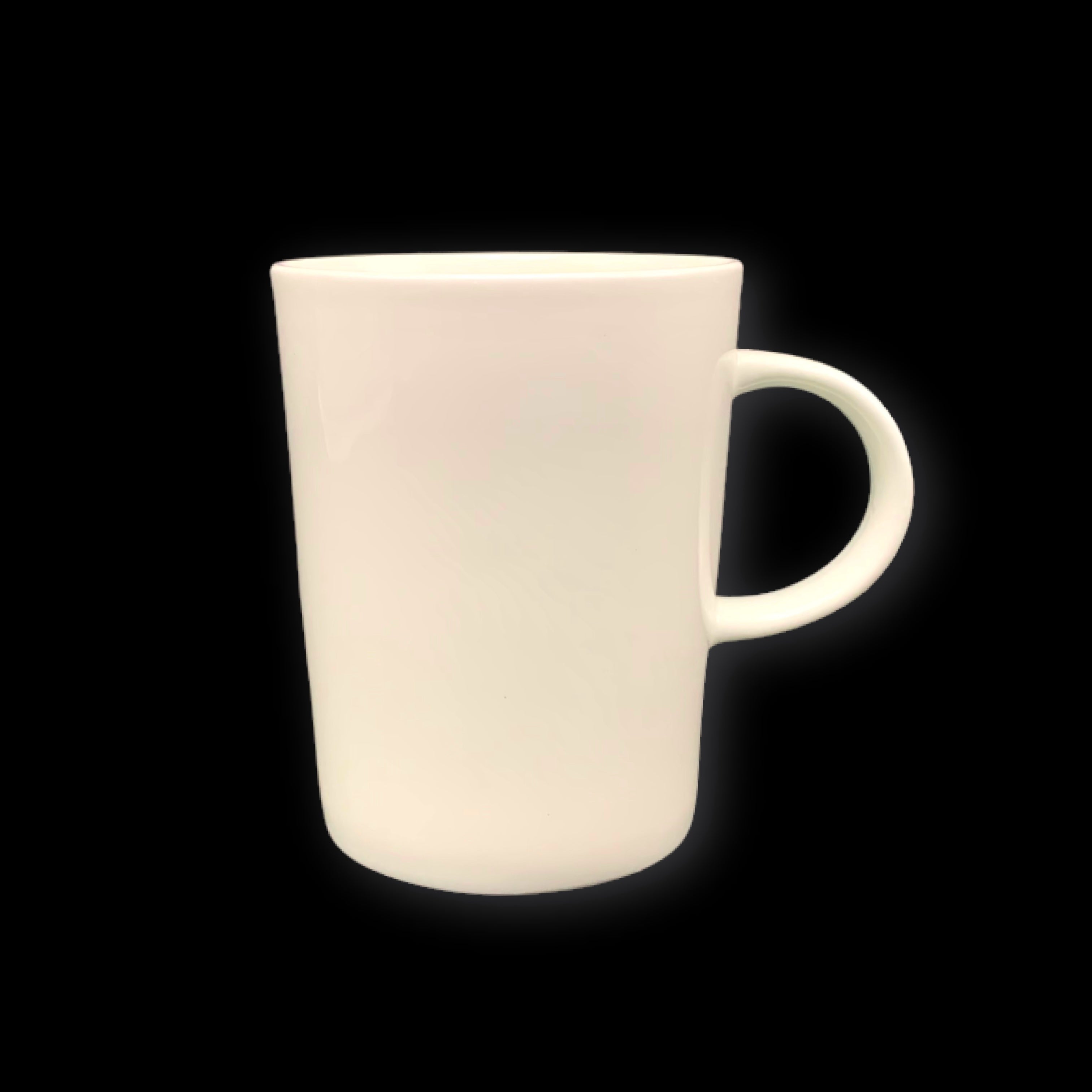 bulk 24 White Bone China Cone Mug 340ml 8x10cm