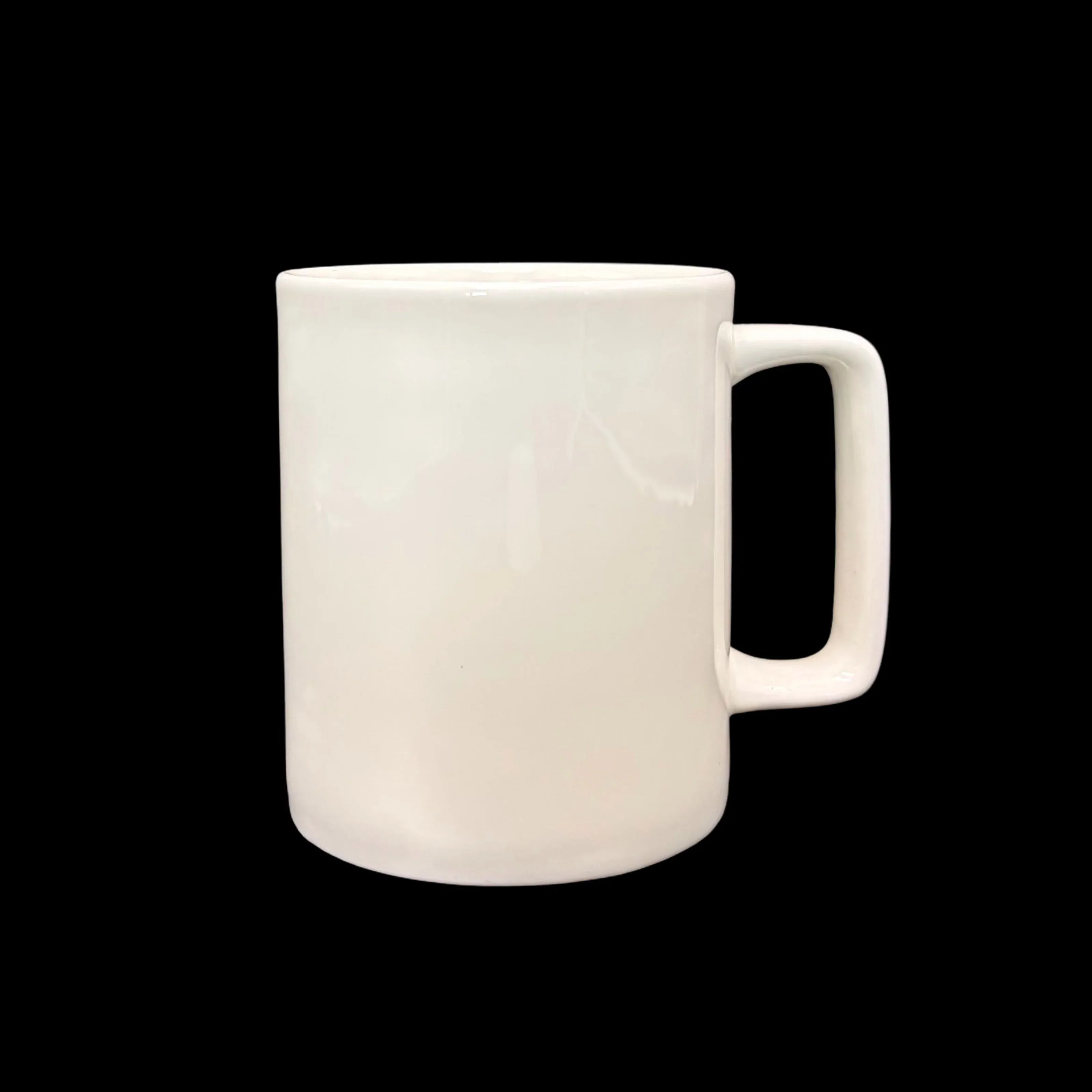 Bulk 24 White Bone China Straight Mug 360ml