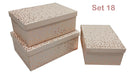 Bulk 2 Pink Gift Box Foiled Confetti Set set18 43x34x16cm