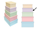 Bulk 2 Macaron Purple Gift Box Set 18 43x34x16cm