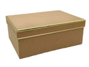 Bulk 2 Foiled Rim Kraft Gift Box Set 18 43x34x16cm