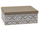 Kraft Damask Gift Box Set 18 43x34x16cm