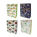 bulk 24 Large Size Playful Adventure Foiled Gift Bag Assort 26x32cm