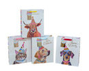 Bulk 24 Party Animals Gift Bag Med 23x18x10cm 4 Asst