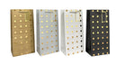 Bulk 24 E & F Squares Double Bottle Gift Bag 17x9x35cm 4 Asst