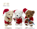 Bulk 9 Xmas Dancing N Musical Teddy Bear 2 Asst 12x8x33cm