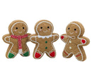 Bulk 6 Xmas Gingerbread Plush 32cmh 2 Asst
