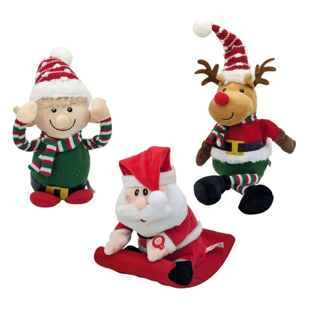 Xmas Dancing & Singing Dolls 2 Asst