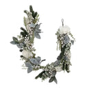 Xmas White Hydrangea & Berry Garland 150cm