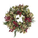 Bulk 4 Xmas Berry Luxe Wreath 50cm