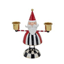 Bulk 6 Xmas Pierrot Santa Metal Candle Holder 17cm