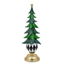 Bulk 4 Xmas Tree W B/w Base Resin 43cmh