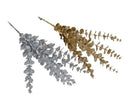 Bulk 36 Xmas Silver & Rose Gold Eucalyptus Clip Pick 50cm 2 Asst