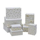 Bulk 2 Gold Foiled Deluxe Xmas Gift Box Set 18 43x34x16cm 4 Asst
