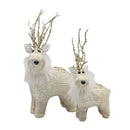 Bulk 8 Xmas Scarlet & Sparkle Reindeer 30cm