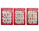Bulk 36 Xmas tatto0 Stickers Foiled 11x16cm