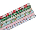 Bulk 50 Xmas Wrap Kids 70cm X 5mtr Asst