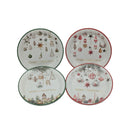 Bulk 48 Hanging Bauble Xmas Paper Plates 23cm pk10 4 Asst