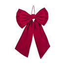 Bulk 12 Xmas Burgundy Double Layer Bow 45x78cm