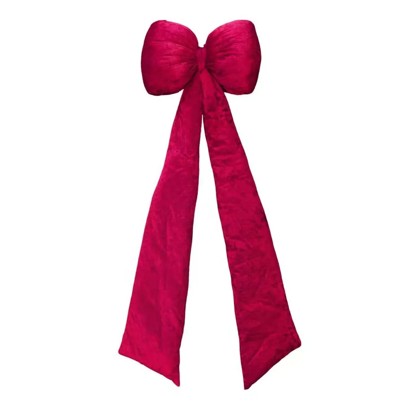 Bulk 3 Xmas Red Long Puffy Bow 51x162cm
