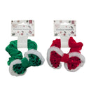 Bulk 24 Sequin Bow Hair Band 10x5cm 2 Asst