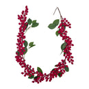 Xmas Flocking Berry Garland 130cm