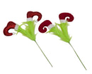 Bulk 24 Xmas Red Boot Pick 40cm 2 Asst