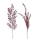 Bulk 24 Xmas Red Berry Pick 70cm 2 Asst
