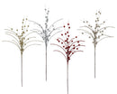 Bulk 24 Xmas Glitter Pick 76cm 4 Asst