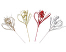 Bulk 24 Xmas Glitter Pick 52cm 4 Asst